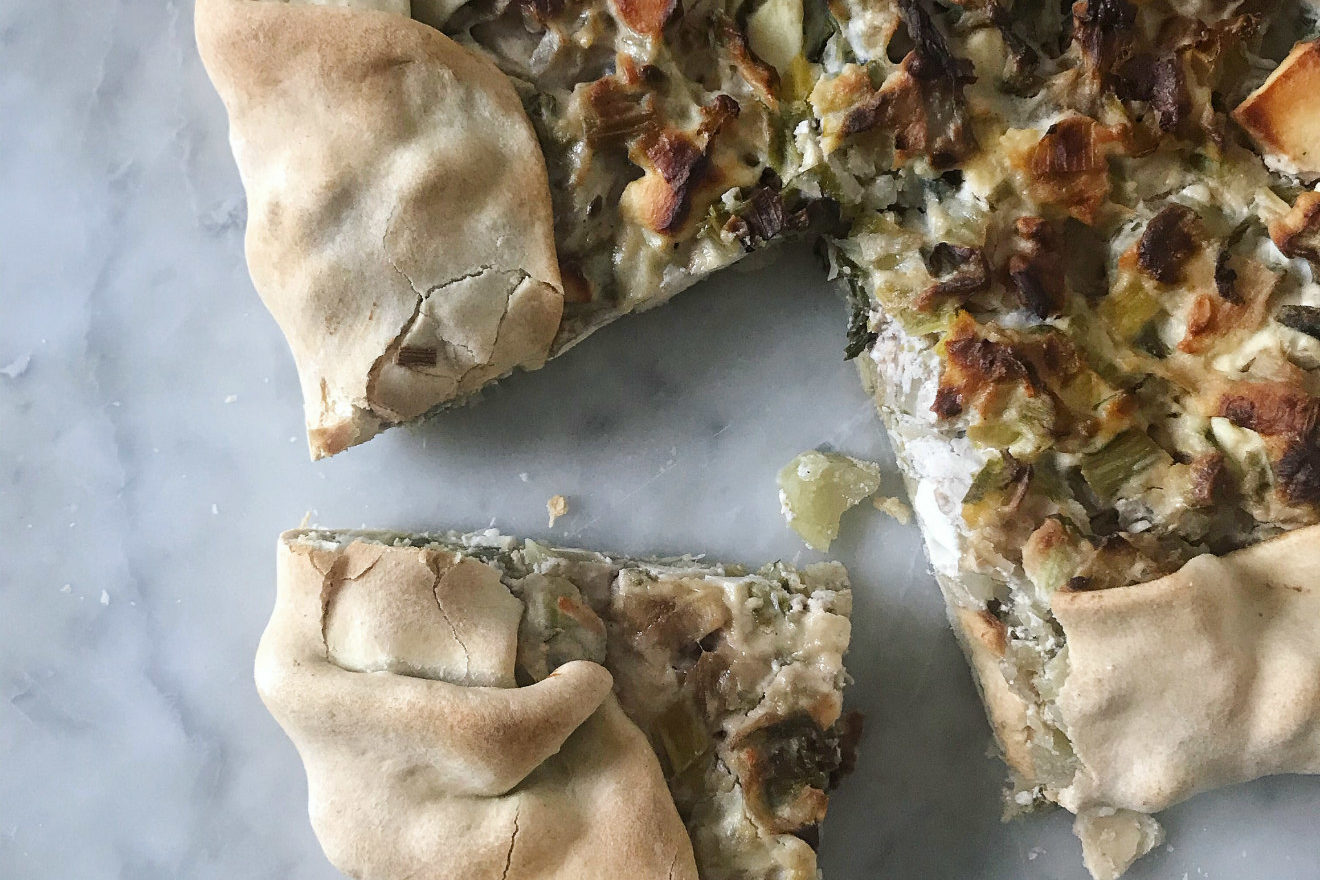 galette di verdure con pasta per torte salate