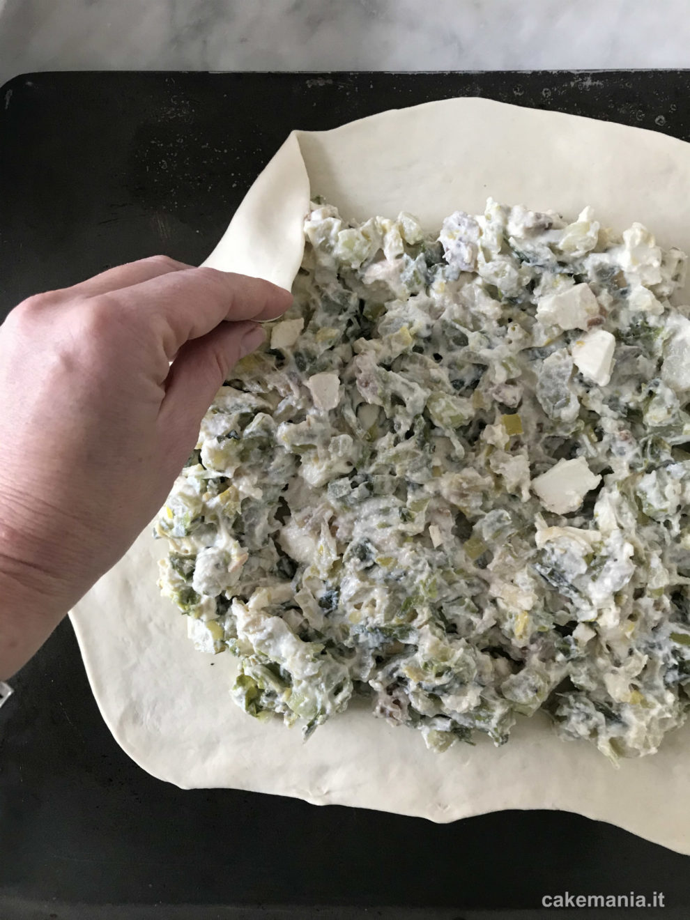 come farcire la galette di verdure