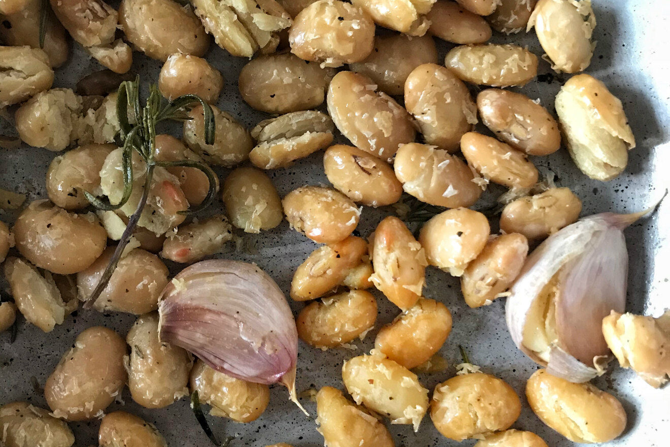 fagioli croccanti scoppiati