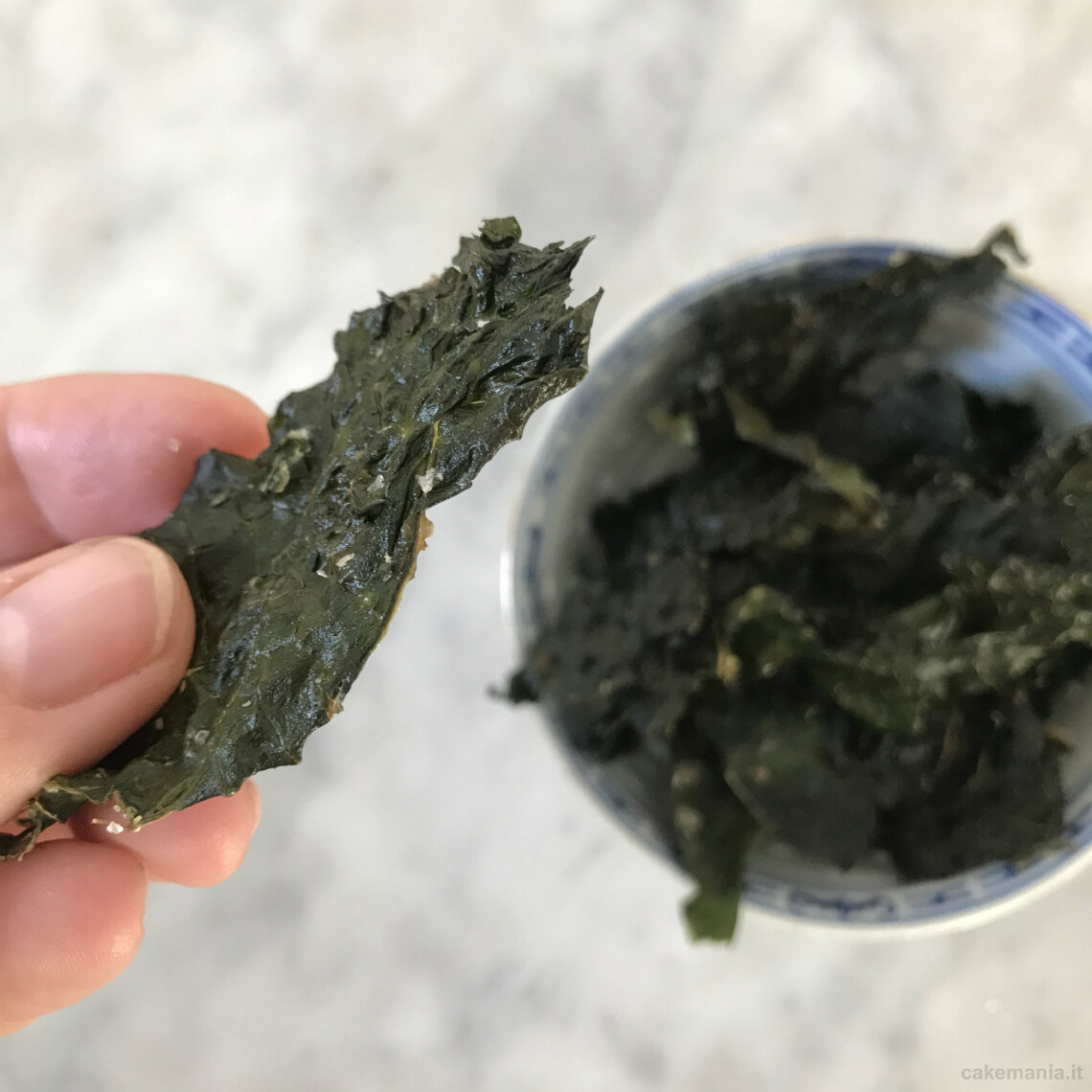 chip cavolo croccanti al forno