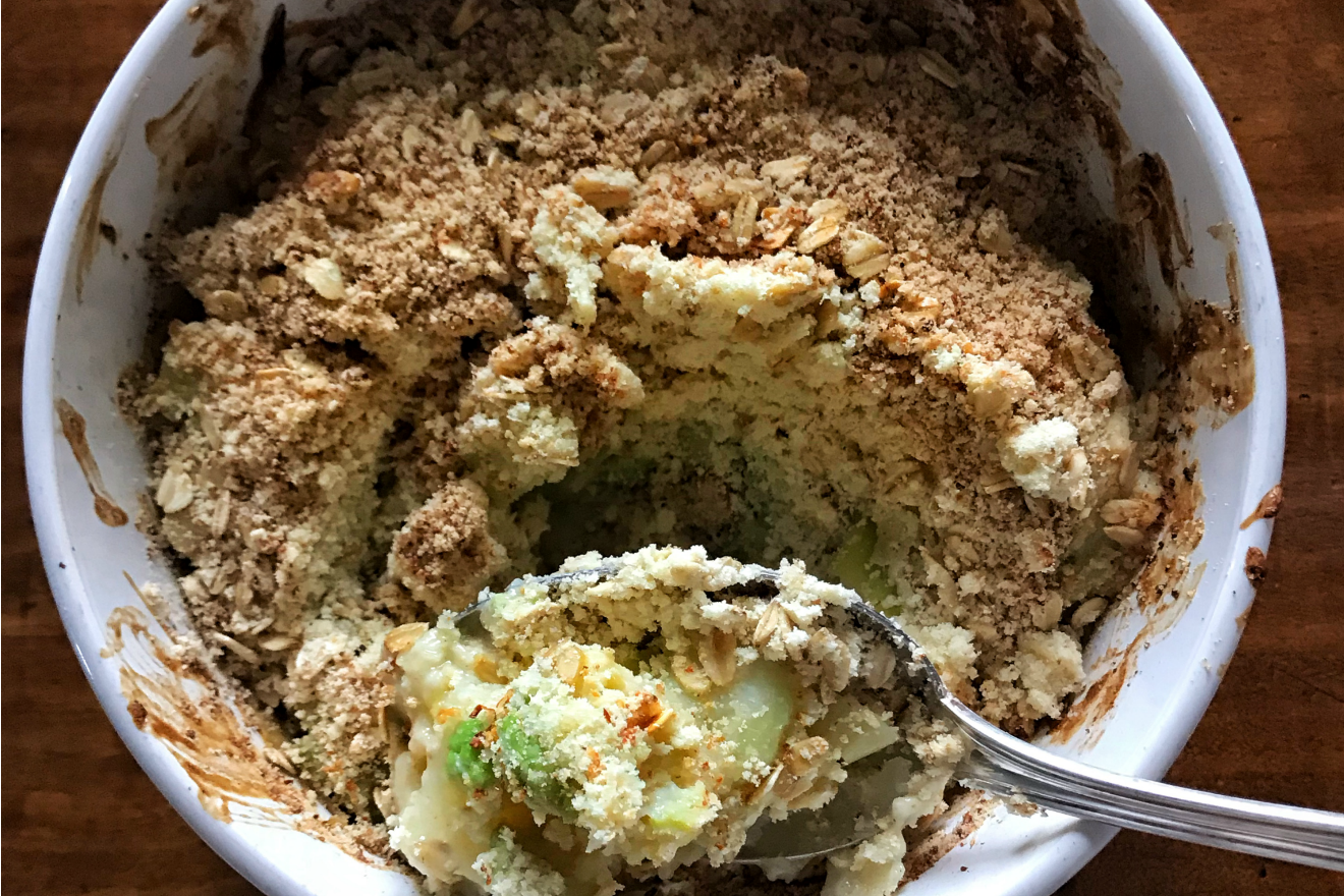 crumble di verdure al forno