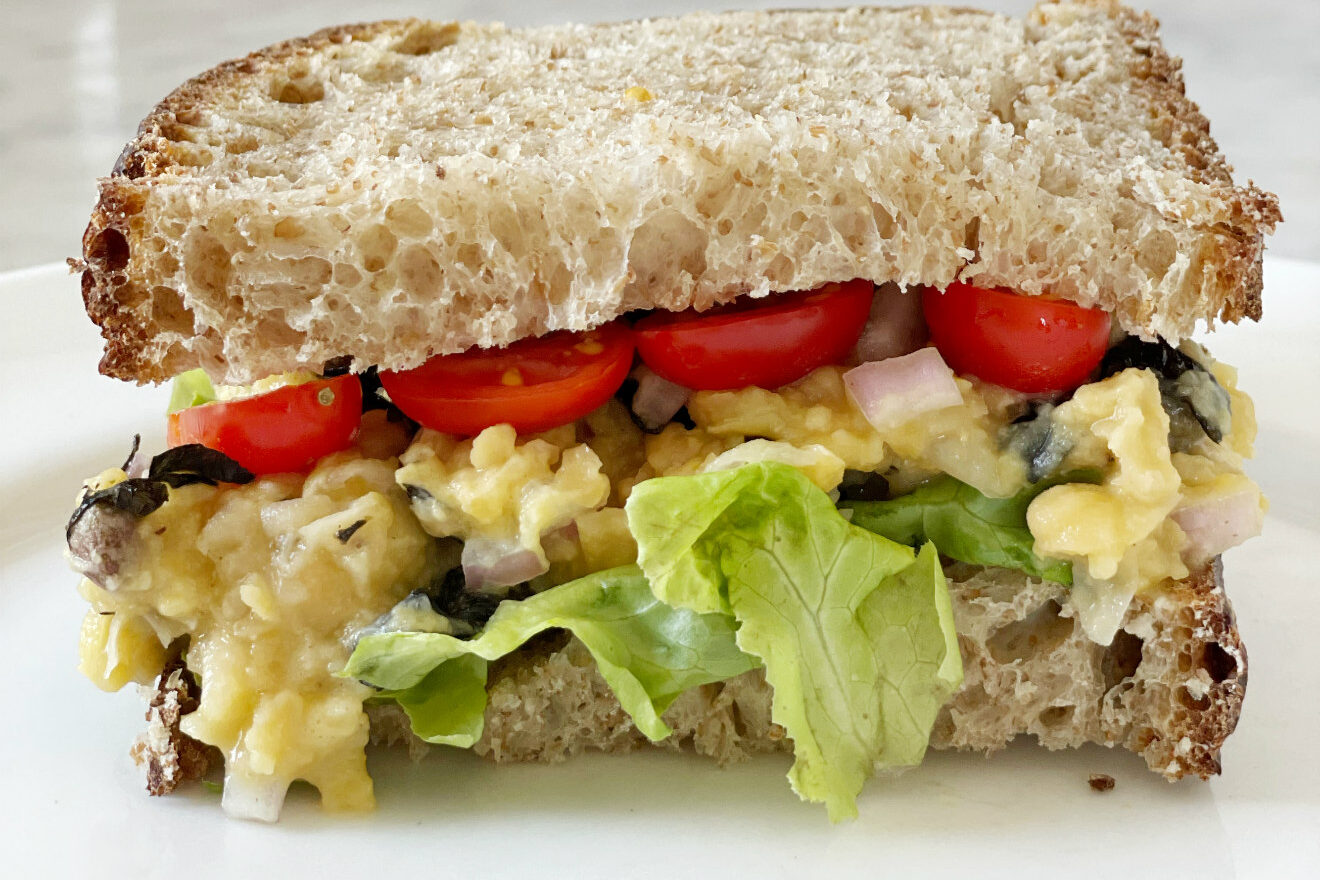 sandwich con tonno vegetale