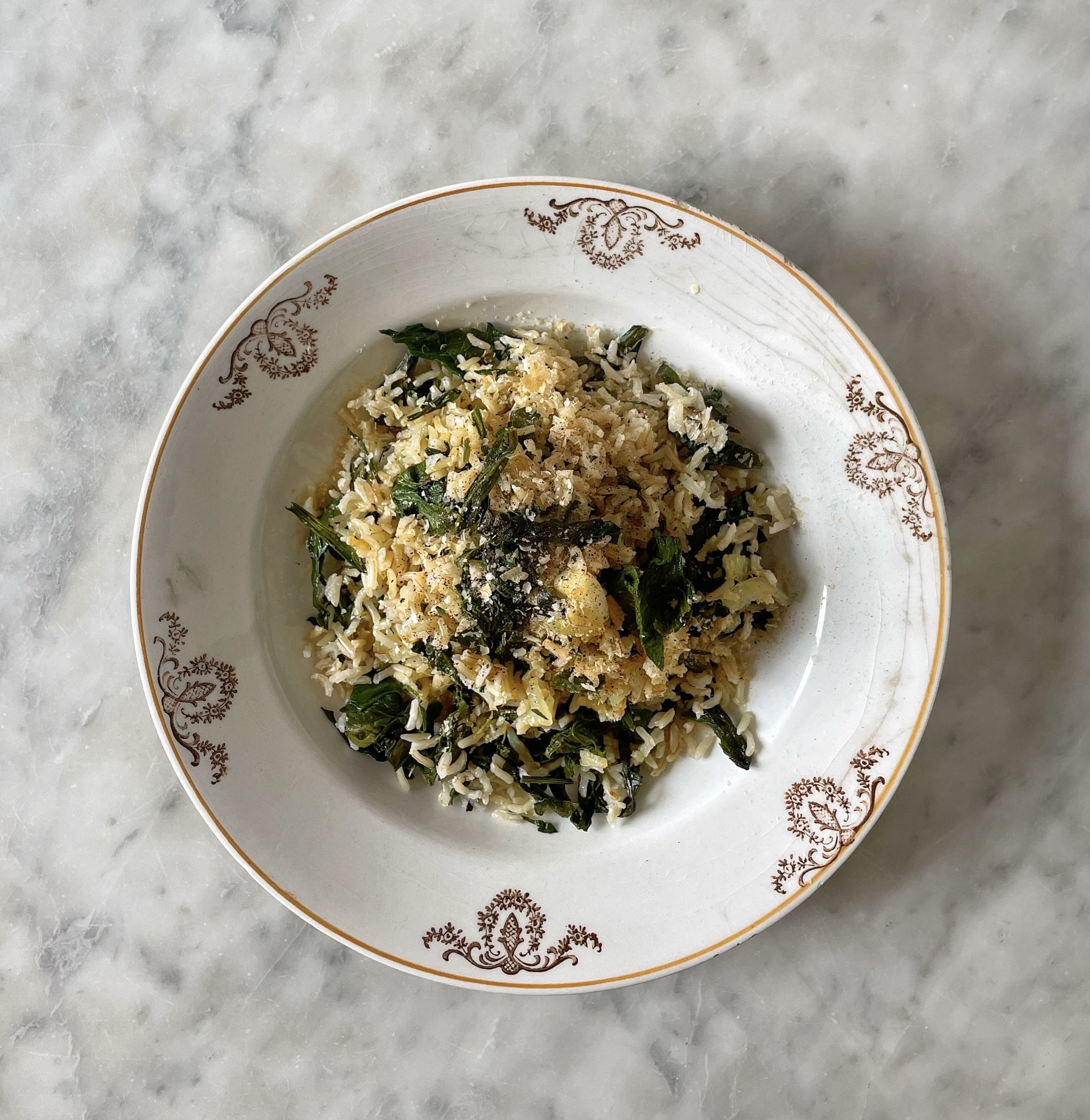 ricetta del riso integrale alla piantaggine
