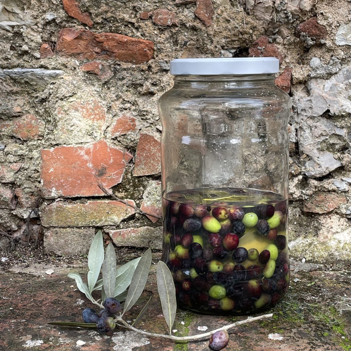 olive in salamoia fatte in casa