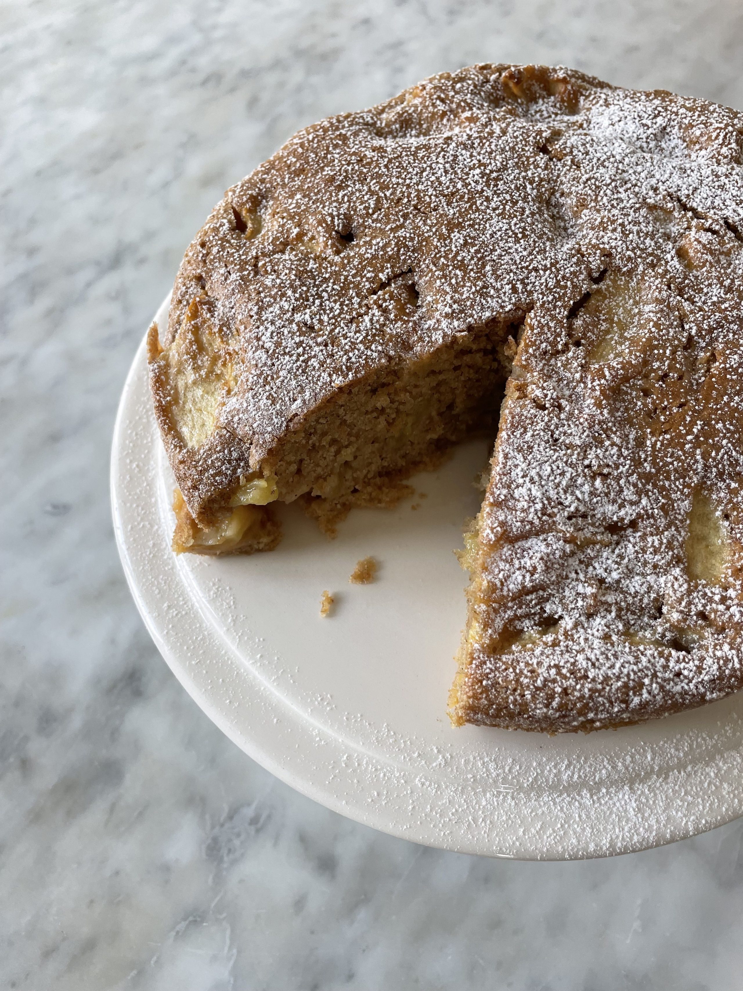 torta di mele vegana morbida