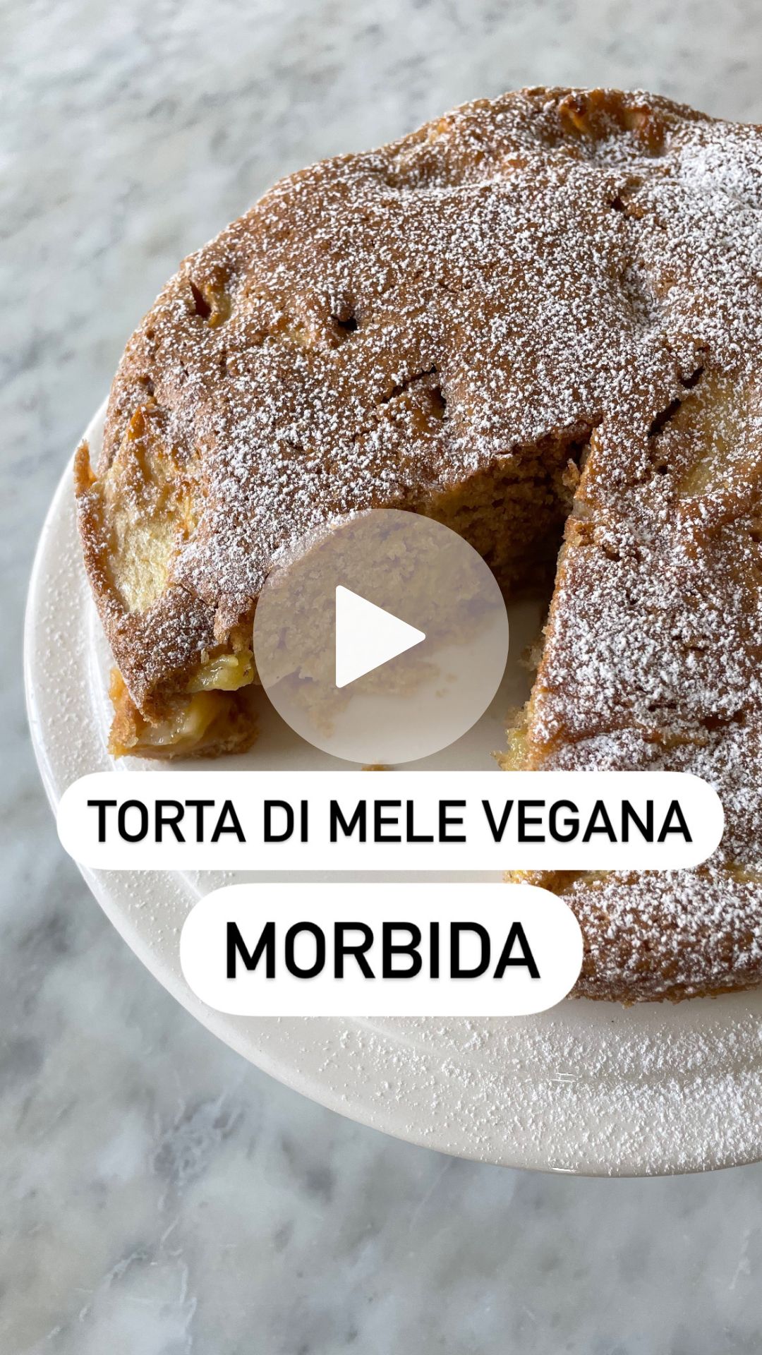 torta di mele vegana